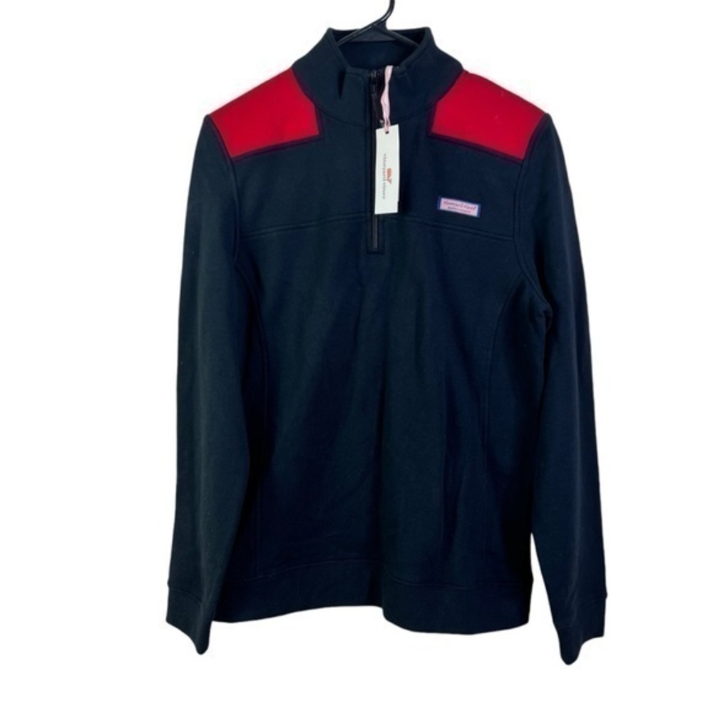 Vineyard Vines New With Tag Mens Jacket Black Pullover Size M